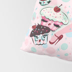 Vanilla Cupcake Pinup Doll  Pillow Sham Gallery Image 4