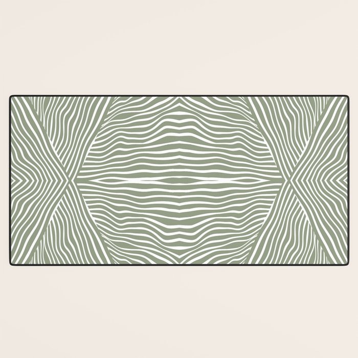 Boho, Safari, African, Pattern, Sage Green Desk Mat Gallery Image 3