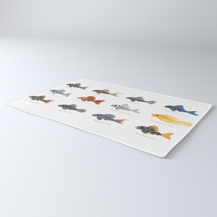 Pleco! - white Rug Gallery Image 3