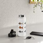 Pleco! - white Water Bottle Gallery Image 4