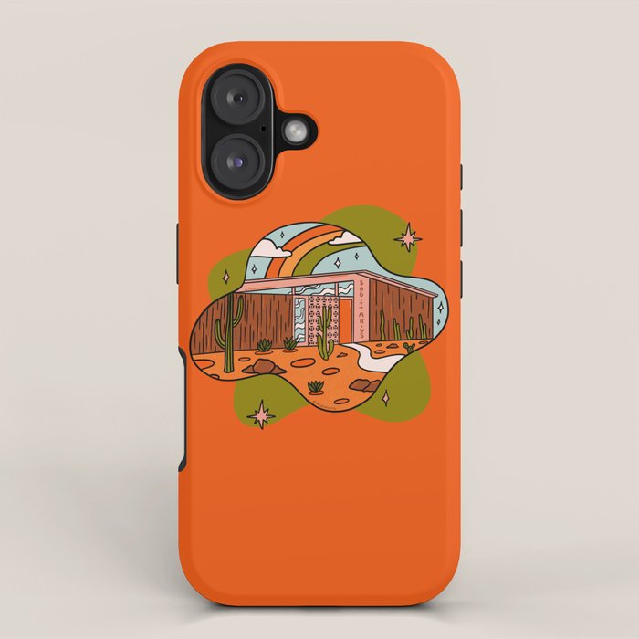 Sagittarius Mid Century House iPhone Case Gallery Image 1