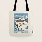 Mont Revard Vintage ski poster, 1920s Tote Bag Gallery Image 1
