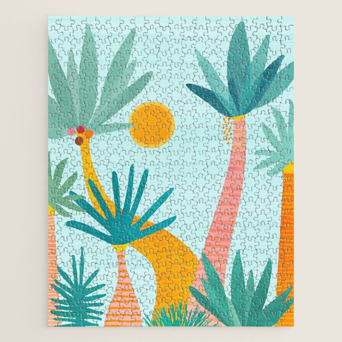 Tropical Island Whimsy Jigsaw Puzzle Gallery Image 1