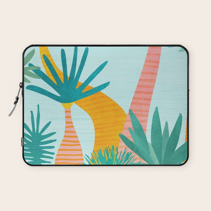Tropical Island Whimsy Laptop Sleeve Gallery Image 1