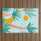 Tropical Island Whimsy Outdoor Rug Gallery Image 1