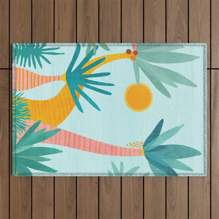 Tropical Island Whimsy Outdoor Rug Gallery Image 1