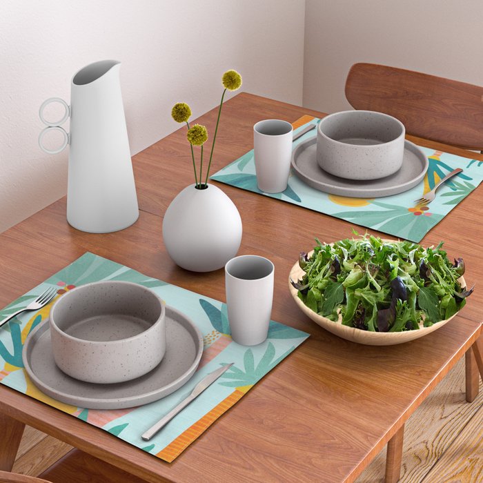 Tropical Island Whimsy Placemat Gallery Image 2