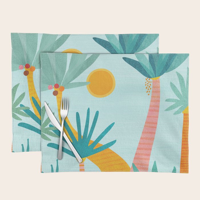 Tropical Island Whimsy Placemat Gallery Image 1