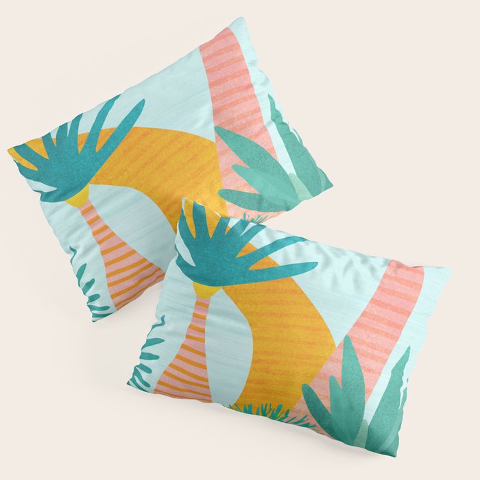 Tropical Island Whimsy Pillow Sham Gallery Image 3