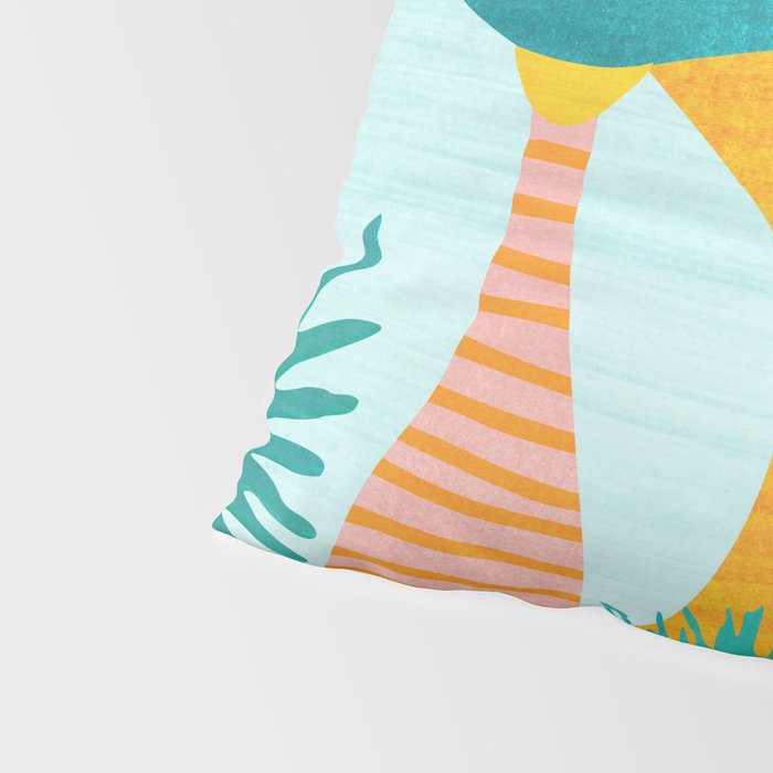 Tropical Island Whimsy Pillow Sham Gallery Image 4