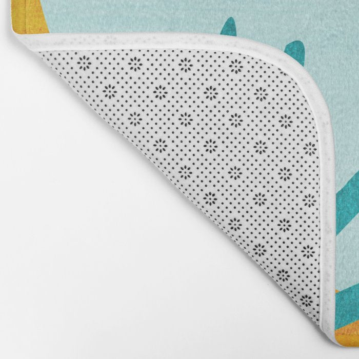 Tropical Island Whimsy Bath Mat Gallery Image 2