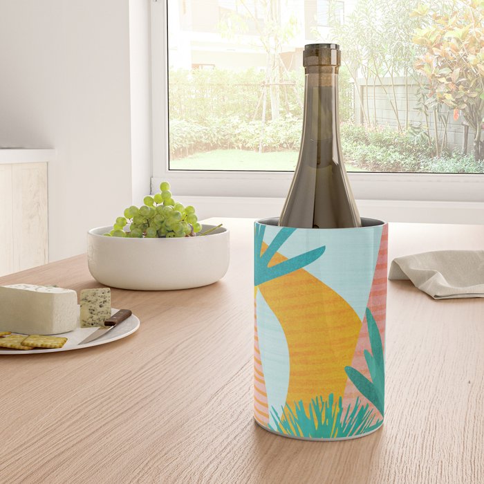 Tropical Island Whimsy Wine Chiller Gallery Image 4