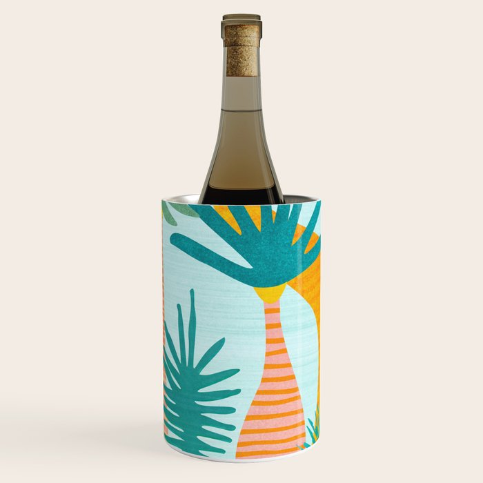 Tropical Island Whimsy Wine Chiller Gallery Image 2
