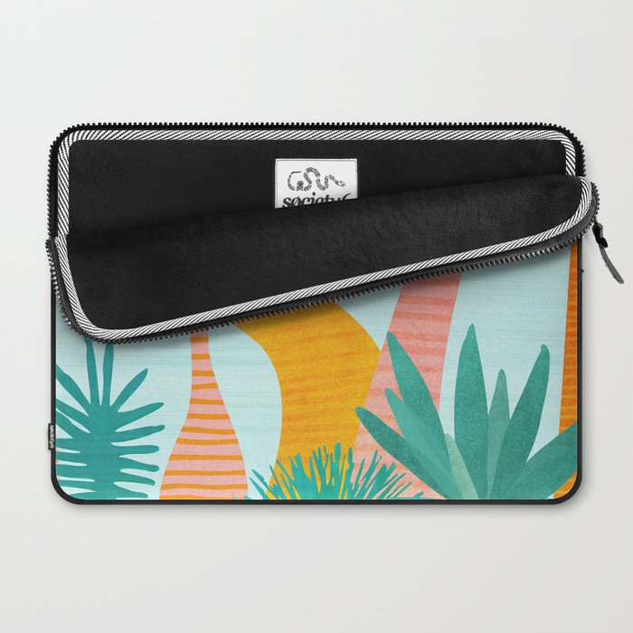 Tropical Island Whimsy Laptop Sleeve Gallery Image 2