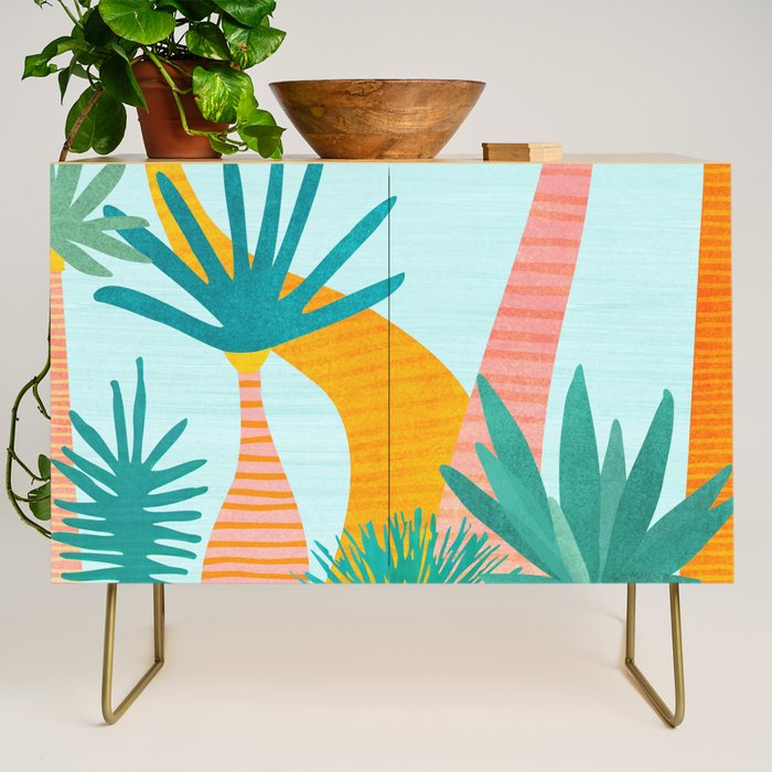 Tropical Island Whimsy Credenza Gallery Image 1