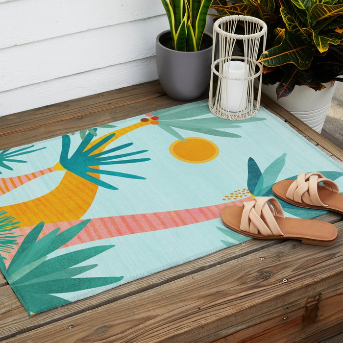Tropical Island Whimsy Outdoor Rug Gallery Image 2
