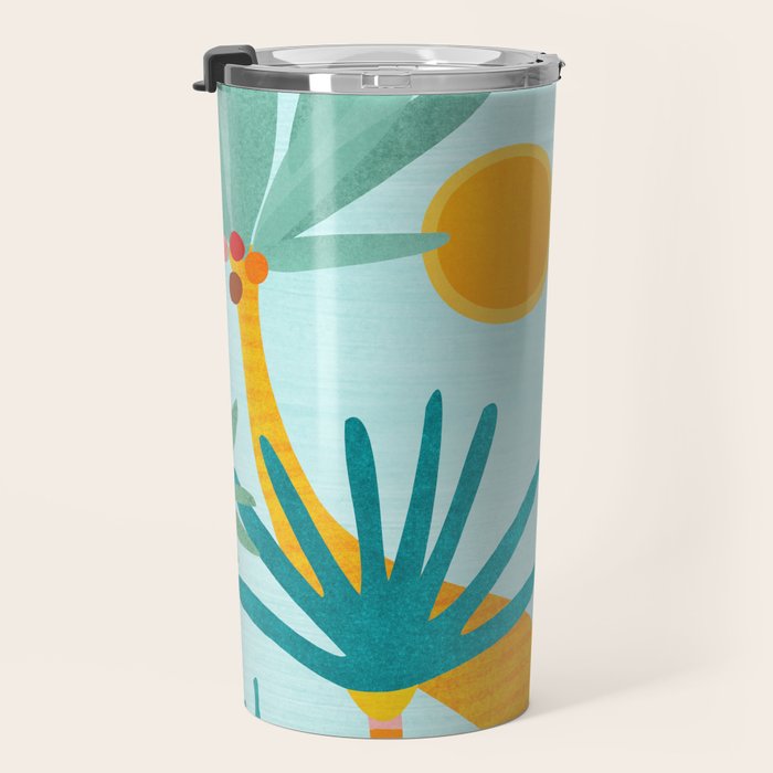 Tropical Island Whimsy Travel Mug Gallery Image 3