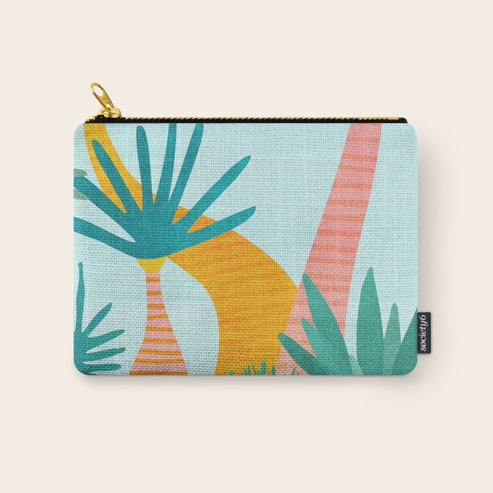 Tropical Island Whimsy Carry All Pouch Gallery Image 1