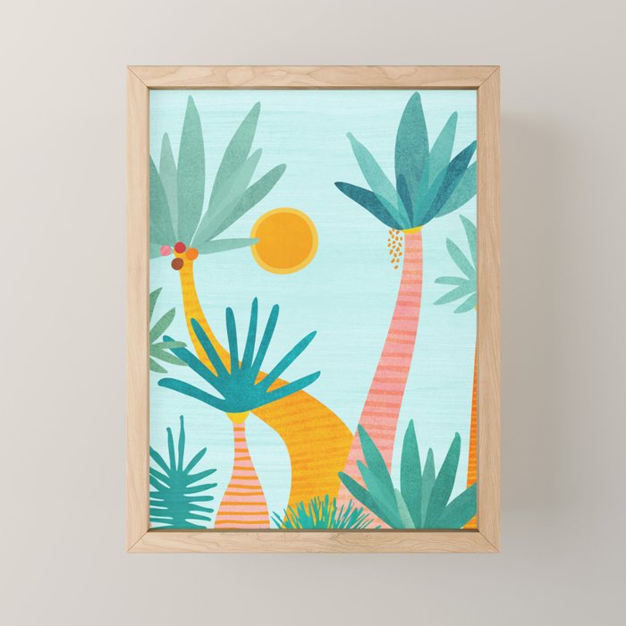 Tropical Island Whimsy Mini Art Print Gallery Image 1