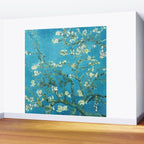 Vincent van Gogh Blossoming Almond Tree (Almond Blossoms) Light Blue Wall Mural Gallery Image 2