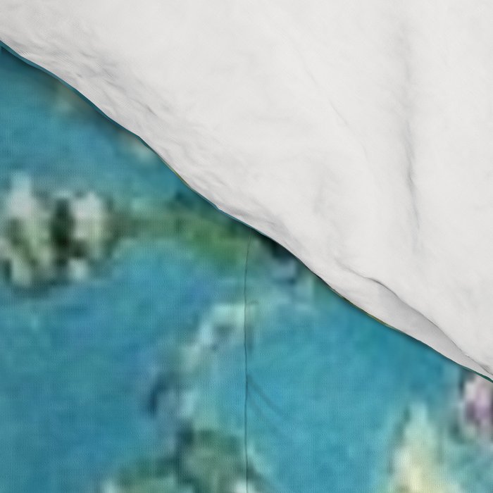 Vincent van Gogh Blossoming Almond Tree (Almond Blossoms) Light Blue Comforter Gallery Image 4