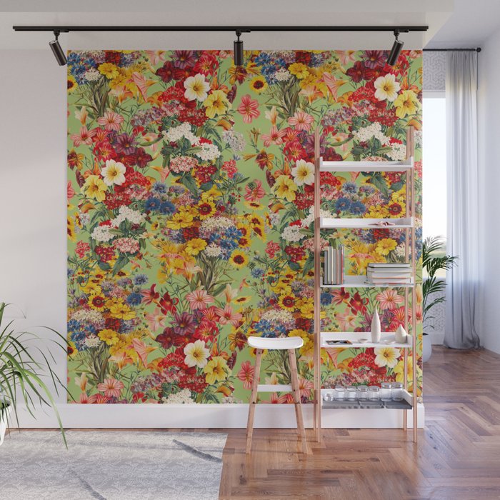 Wildflowers  Wall Mural Gallery Image 1