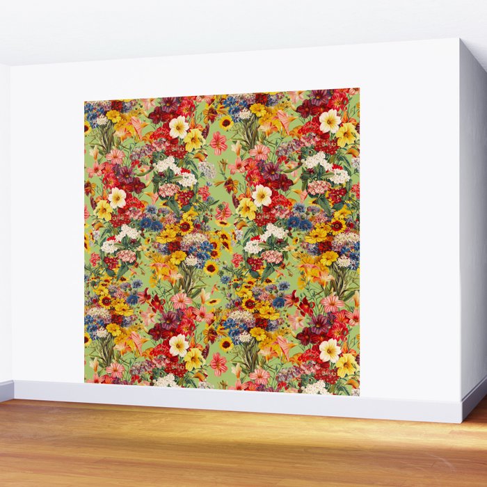 Wildflowers  Wall Mural Gallery Image 2