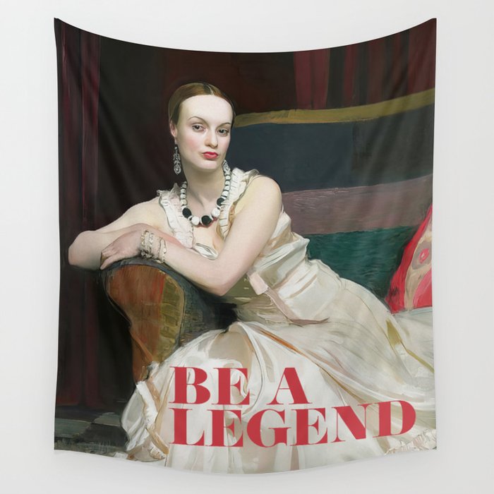 Be a Legend Wall Tapestry Gallery Image 1
