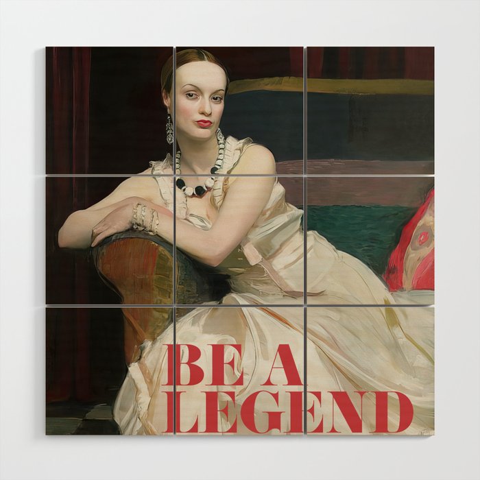 Be a Legend Wood Wall Art Gallery Image 1