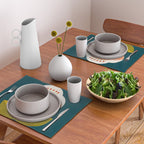 retro midcentury flower Placemat Gallery Image 2