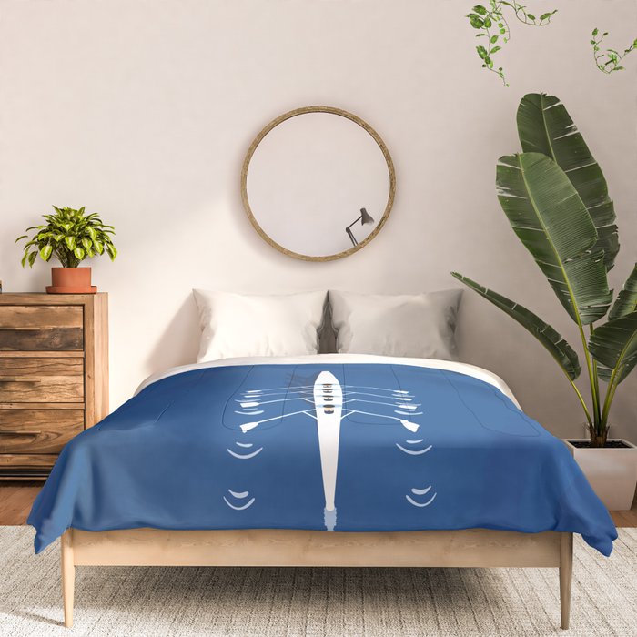 Aerial Rowing Boat | Teamwork Comforter Gallery Image 3