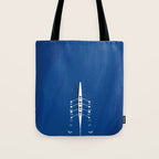 Aerial Rowing Boat | Teamwork Tote Bag Gallery Image 1