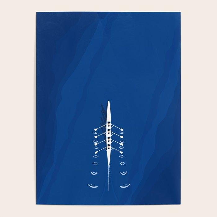 Aerial Rowing Boat | Teamwork Poster Gallery Image 4