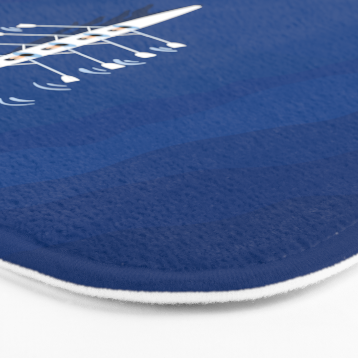 Aerial Rowing Boat | Teamwork Bath Mat Gallery Image 3