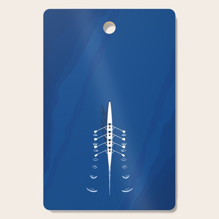Aerial Rowing Boat | Teamwork Cutting Board Gallery Image 1