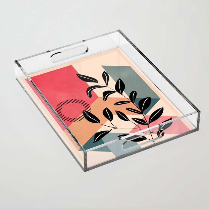 Tropical Geometry 15 Acrylic Tray Gallery Image 1