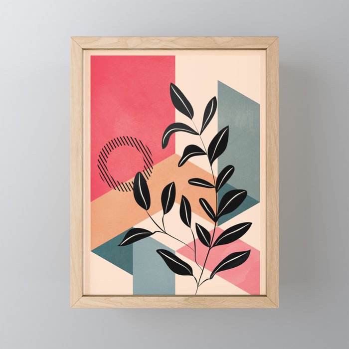 Tropical Geometry 15 Mini Art Print Gallery Image 1