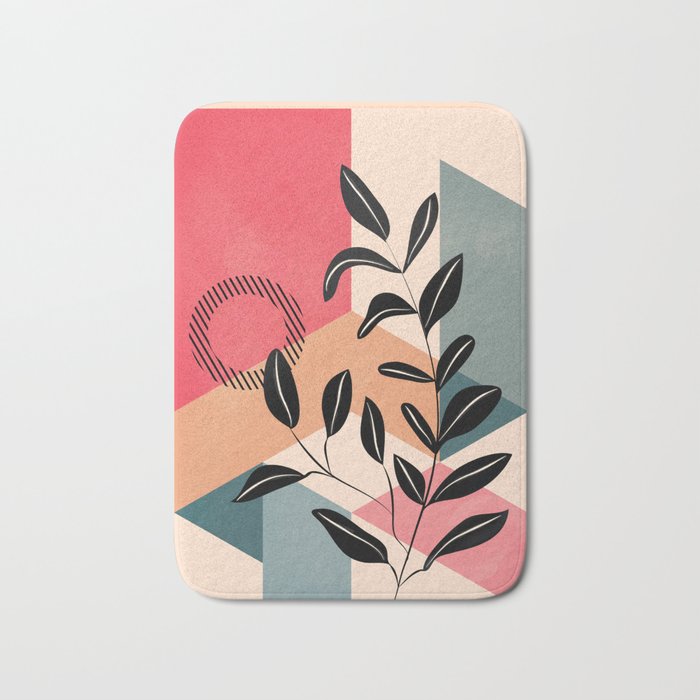 Tropical Geometry 15 Bath Mat Gallery Image 1