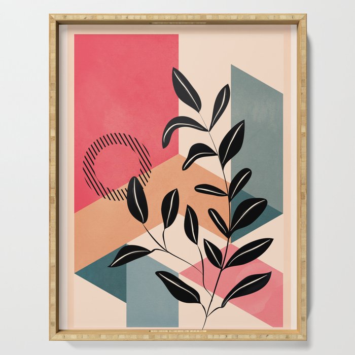 Tropical Geometry 15 Serving Tray Gallery Image 1