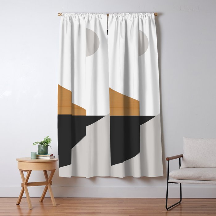 Minimal Art Landscape Window Curtain Gallery Image 5