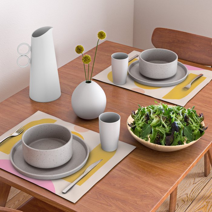 Geometric Shapes 203 Placemat Gallery Image 2