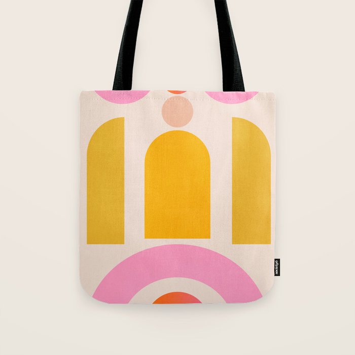 Geometric Shapes 203 Tote Bag Gallery Image 1