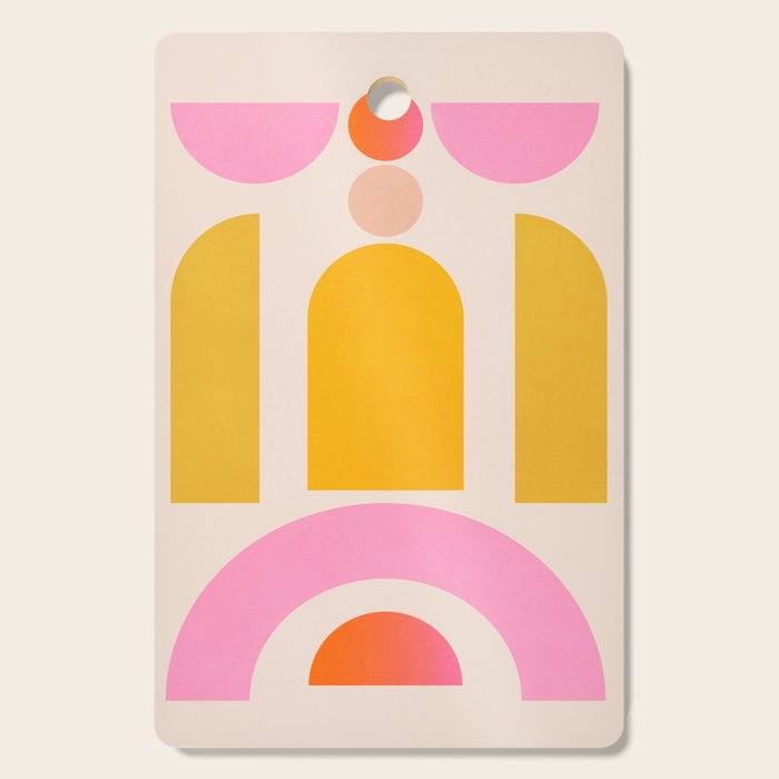 Geometric Shapes 203 Cutting Board Gallery Image 1