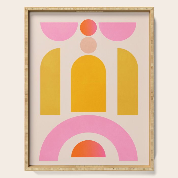 Geometric Shapes 203 Serving Tray Gallery Image 1