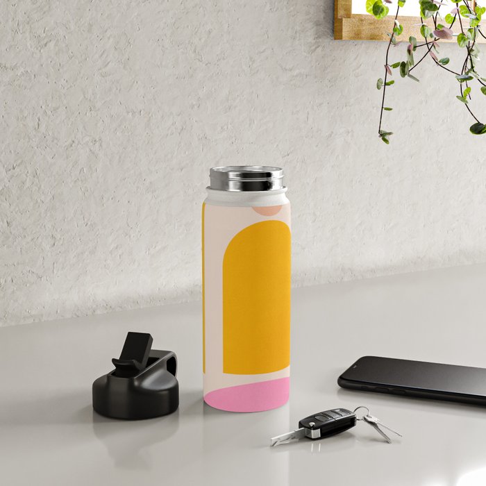 Geometric Shapes 203 Water Bottle Gallery Image 4