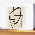 Modern Abstract Art Face 18 Wall Mural Gallery Image 2