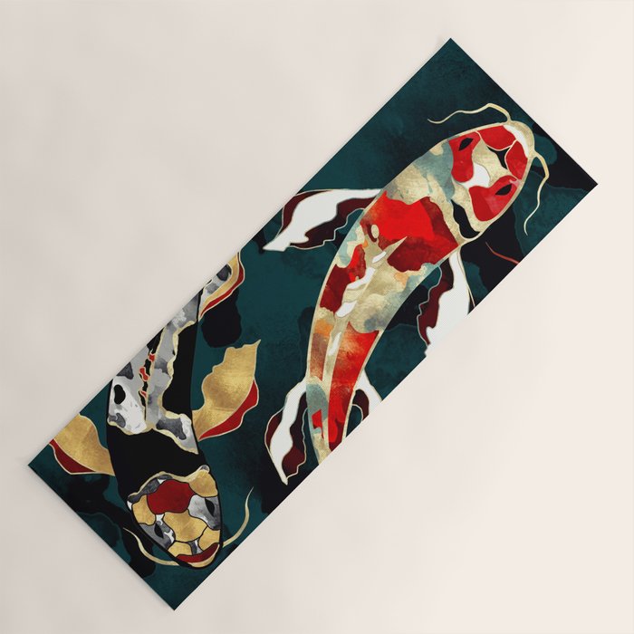 Metallic Koi Yoga Mat Gallery Image 1
