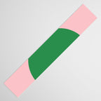 Minimal Modern Archway Color Block in Pink and Green Table Runner Gallery Image 3