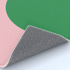 Minimal Modern Archway Color Block in Pink and Green Rug Gallery Image 4
