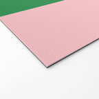 Minimal Modern Archway Color Block in Pink and Green Welcome Mat Gallery Image 2